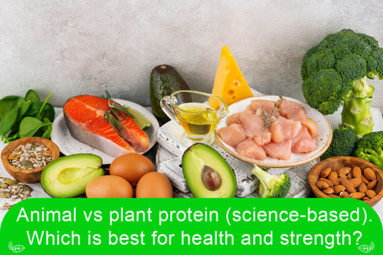 Animal vs plant protein. Which protein is best for health and strength